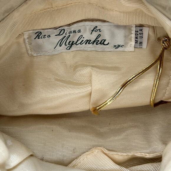 Vintage Rita Diana Mylinka Clutch Shoulder Bag Evening Jeweled Rhinestones USA main image 3